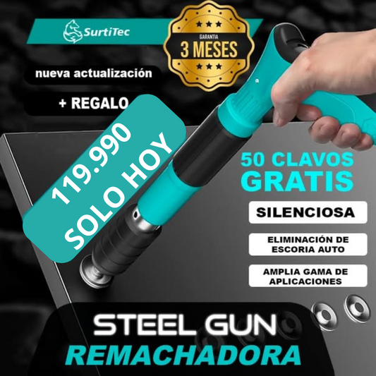 🔖 PISTOLA DE CLAVOS NAILMASTER® + 1000 CLAVOS DE REGALO 🎁