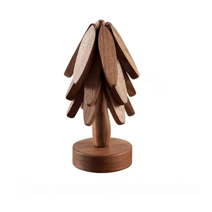 3X TAPETES DE MESA + SUPORTE EM DESIGN DE ÁRVORE - Nature's Harmony Set