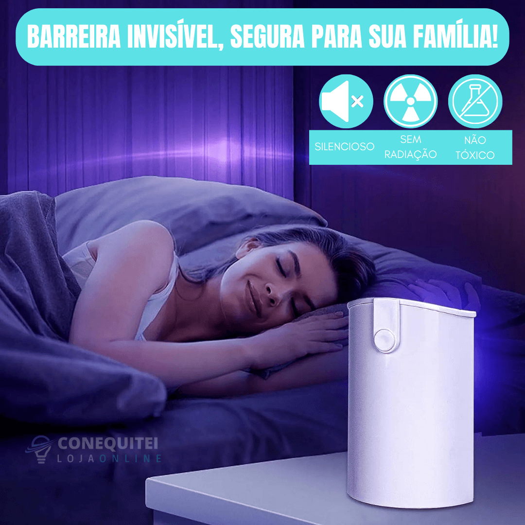 Armadilha de insetos com luz noturna