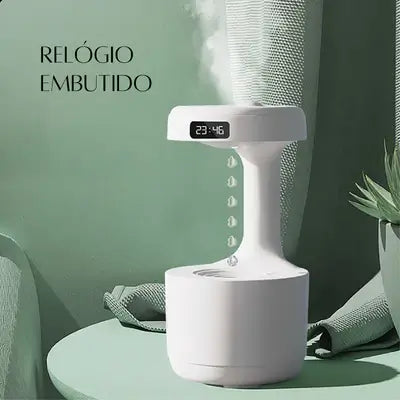 Umidificador de Ar e Difusor de Aromas - Efeito Anti-gravidade