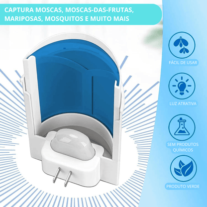 Armadilha de insetos com luz noturna