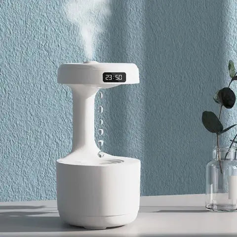 Umidificador de Ar e Difusor de Aromas - Efeito Anti-gravidade